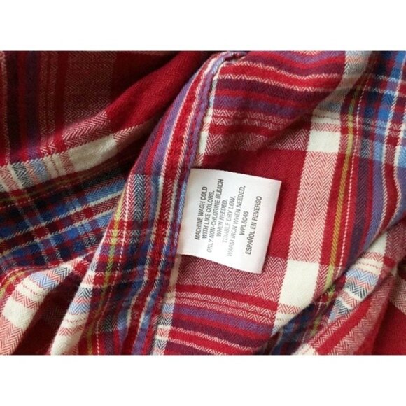 CLUB ROOM Men’s Plaid Long Sleeve Cotton Flannel Shirt - Picture 7 of 10